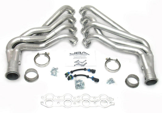 Jba Performance Exhaust Headers - 2010 SS Camaro - Long Tube Silver MPN JBA6813SJS For Chevy, GM Camaro, LS-Series, Ram 2010-13