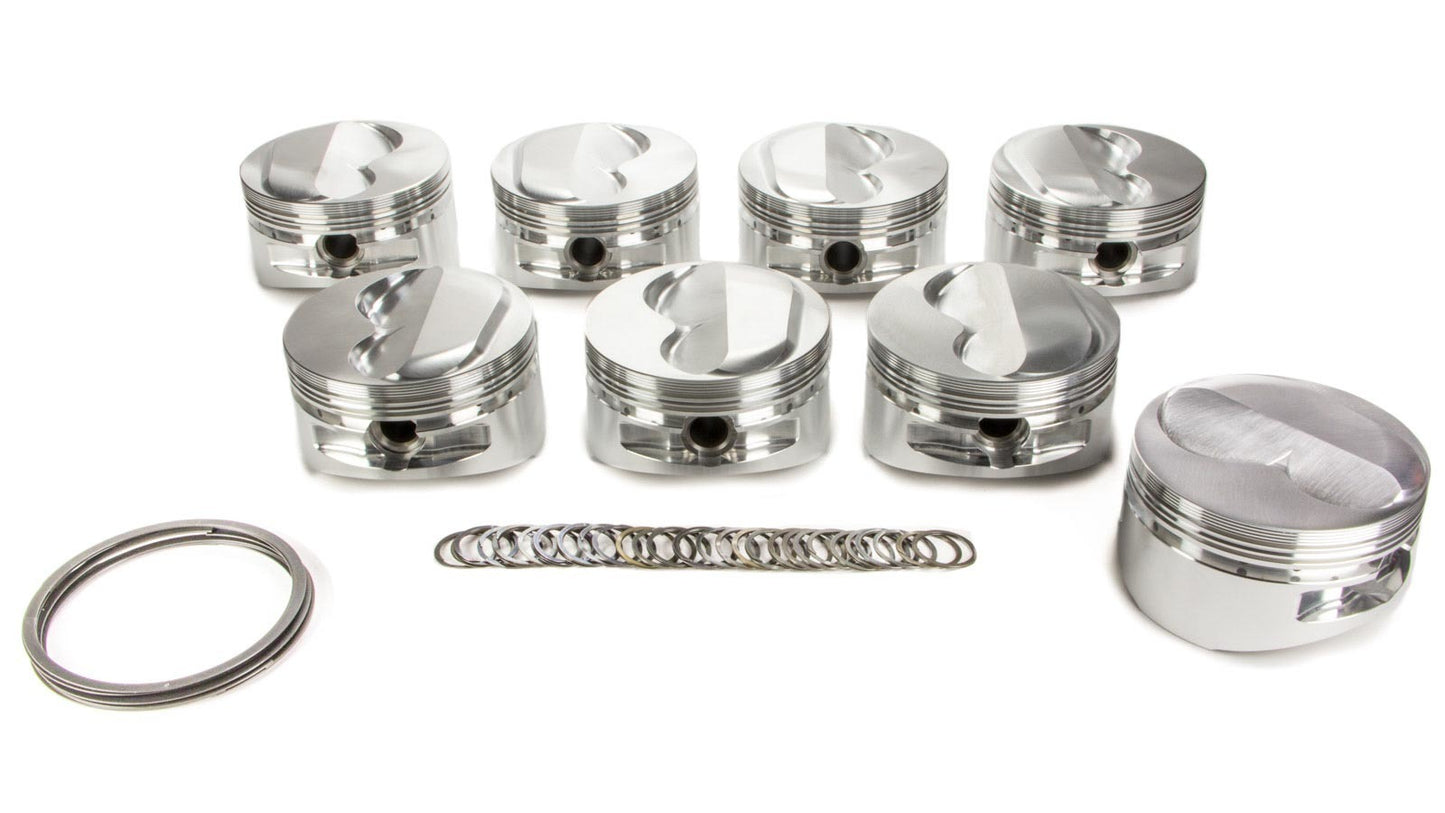 Je Pistons SBC Domed Piston Set 4.155 Bore +3cc MPN JEP173586 For Chevy