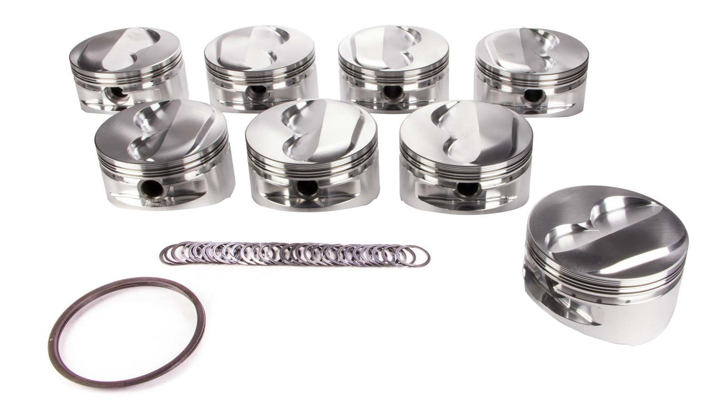 Je Pistons SBC Domed Piston Set 4.125 Bore +5.6cc MPN JEP182033 For Chevy