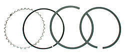 Je Pistons Piston Ring Set 3.820 Moly 1/16 1/16 3/16 4cyl MPN JEPJ100F4-3820-5