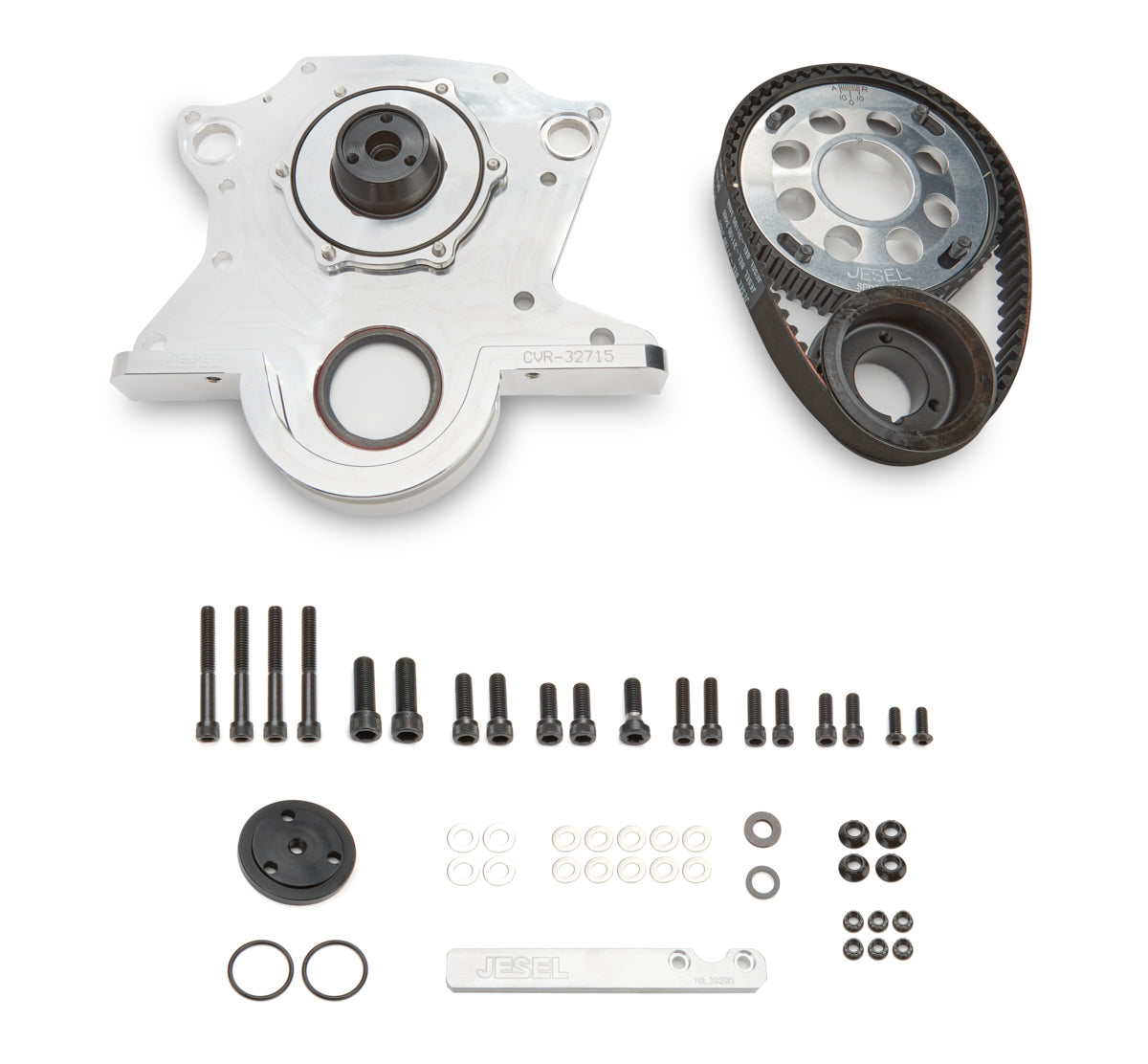 Jesel Belt Drive SBF 289-351W w/Motor Plate MPN JESKBD-34175 For Ford