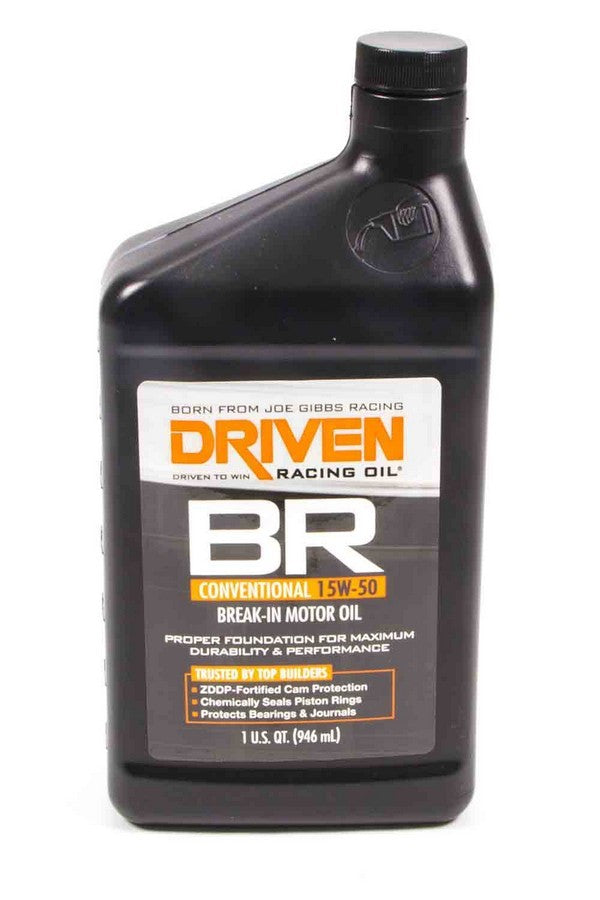 Driven Racing Oil   BR 15w50 Petroleum Oil 1Qt Break-In Oil  JGP00106