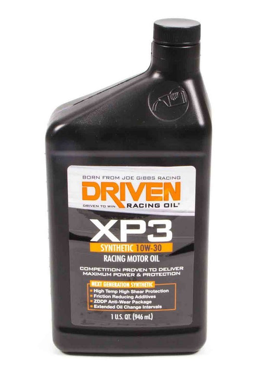 Driven Racing Oil   XP3 10w30 Synthetic Oil 1 Qt Bottle  JGP00306