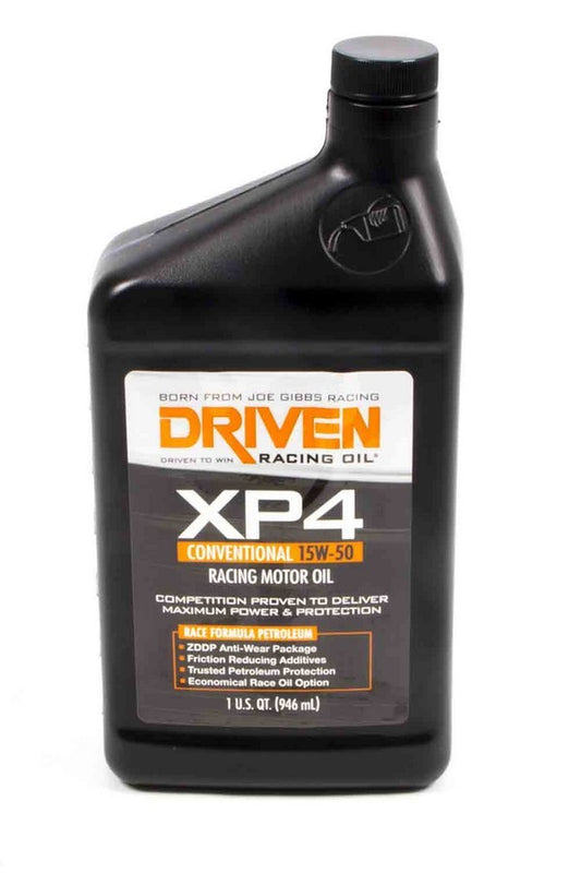 Driven Racing Oil   XP4 15w50 Petroleum Oil 1 Qt Bottle  JGP00506