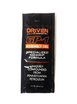 Driven Racing Oil   GP-1 Assembly GEL 1oz Packet No Drip Formula  JGP00778