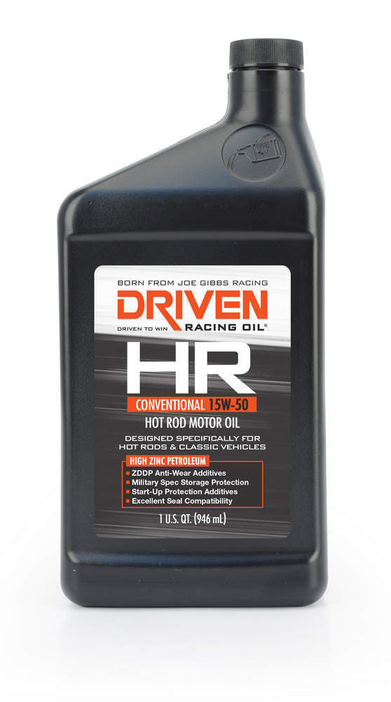 Driven Racing Oil   HR1 15w50 Petroleum Oil 1 Qt  JGP02106