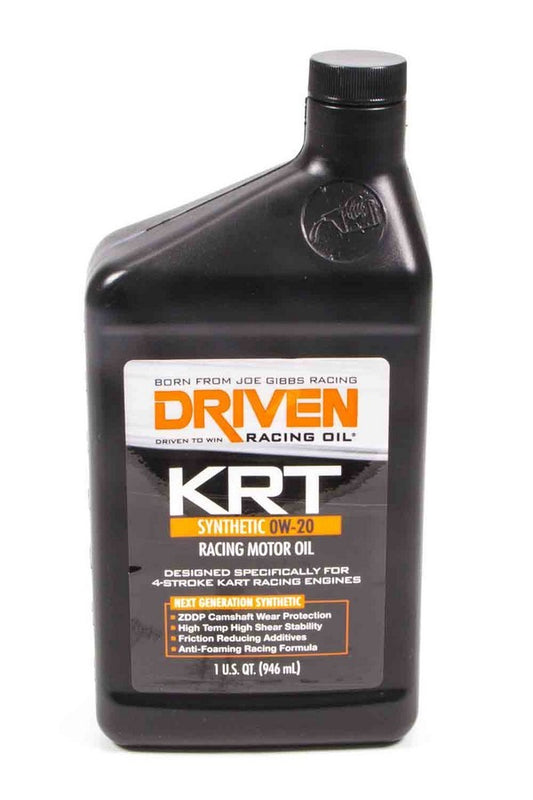 Driven Racing Oil   KRT 0w20 Karting Oil 4 Stroke 1 Qt Bottle  JGP03406