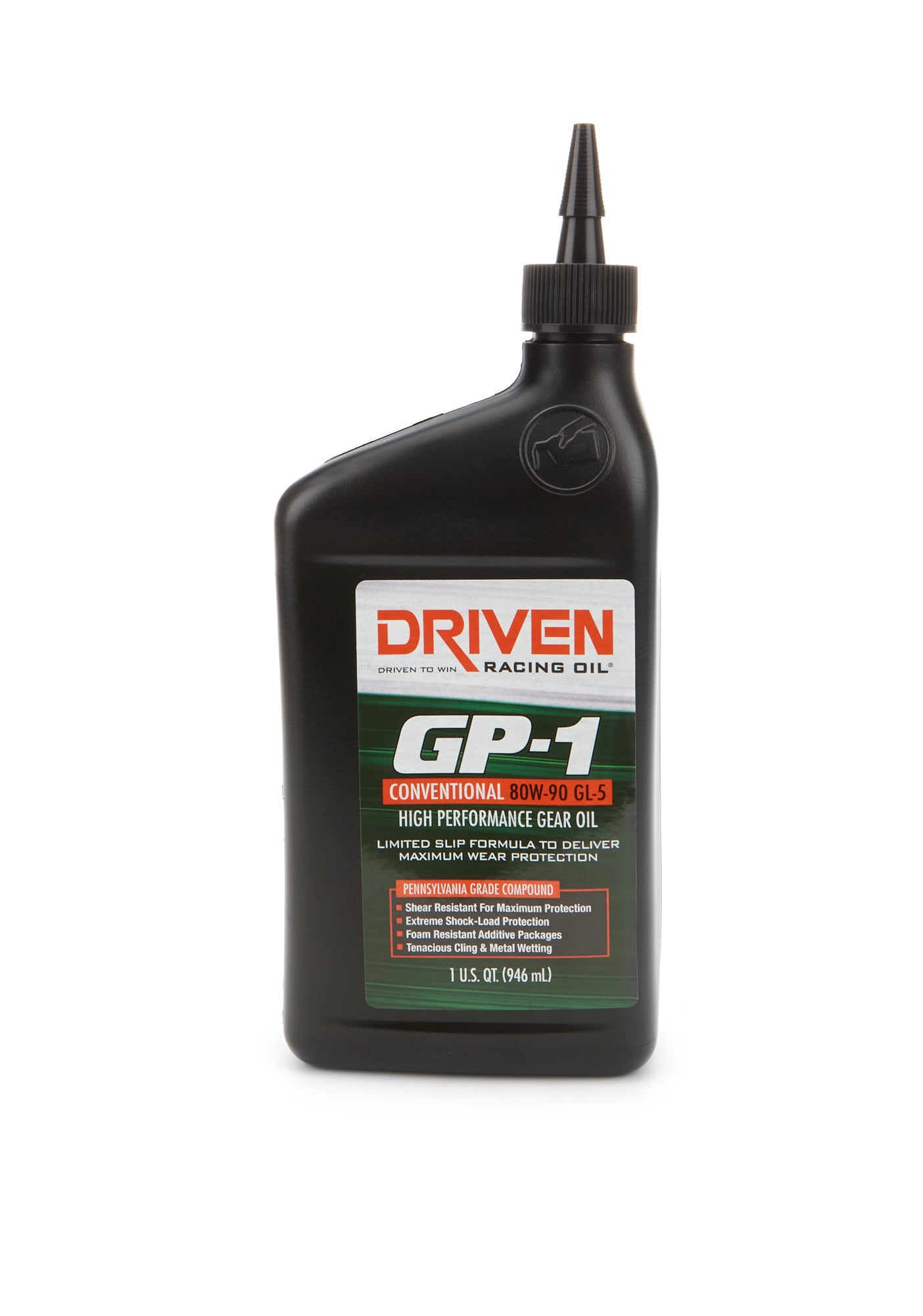 Driven Racing Oil   GP-1 Conventional 80W90 GL5 Gear Oil 1 Quart  JGP19890