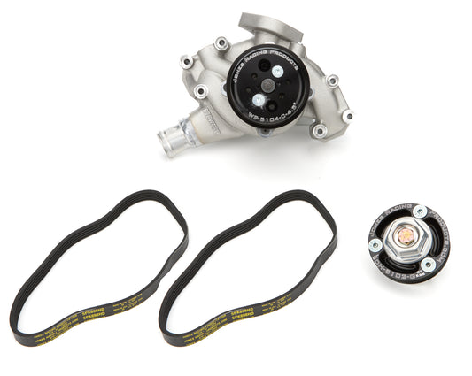 Jones Racing Products Drive Kit Serp. LS CT525 w/ Water Pump MPN JRP1020-LS-EMP For GM LS-Series