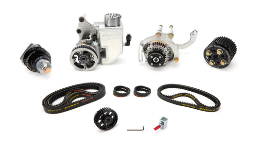 Jones Racing Products Belt Drive SBC Complete HTD WP / PS / ALT / OP MPN JRP4-4698-R For Chevy