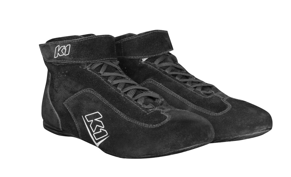 K1 RACEGEAR  Shoes Challenger Black Size 6 SFI 3.3/5  K1R24-CHL-N-6
