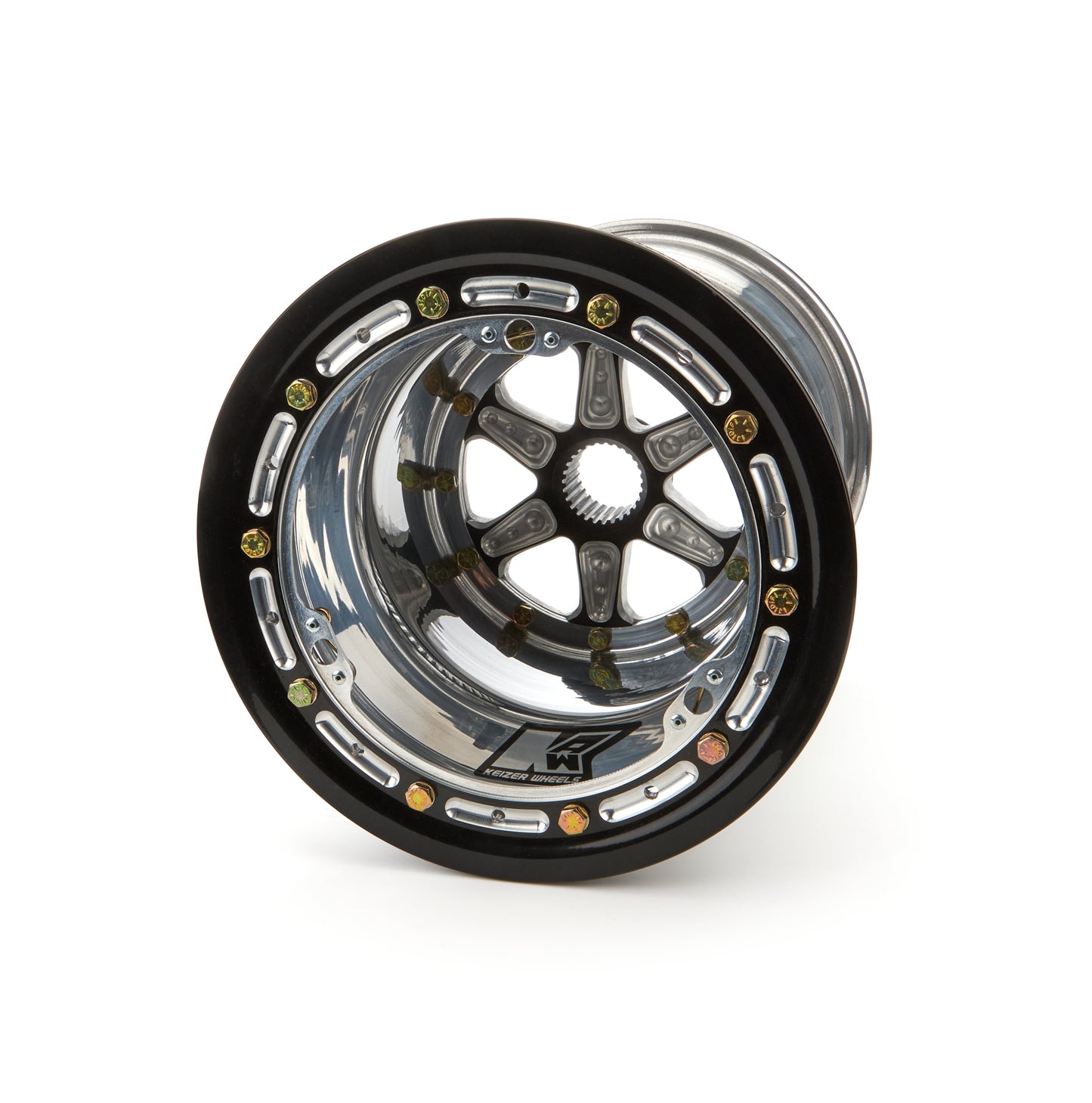 Keizer Aluminum Wheels, Inc.  Splined Wheel B/L 10x13 5in BS 27t   KAW10135SPBL