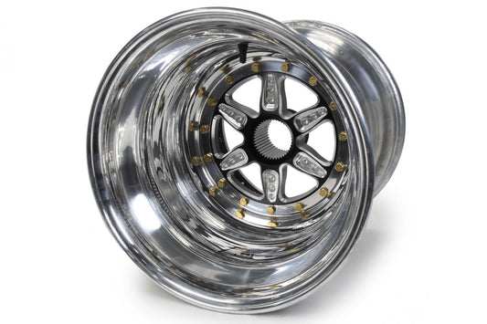 KEIZER ALUMINUM WHEELS, INC.  Splined Wheel Inner B/L 15x15 6in BS 42t  KAW15157SPIBL