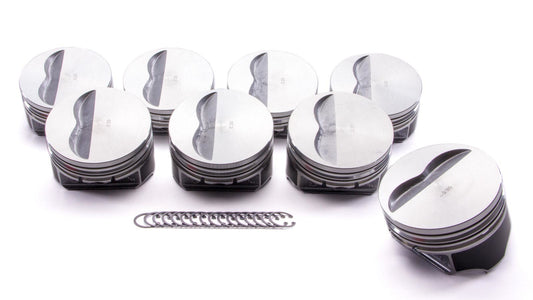KB PERFORMANCE PISTONS  SBC Flat Top Piston Set 4.155 Bore -5cc  KBP9907HC.030