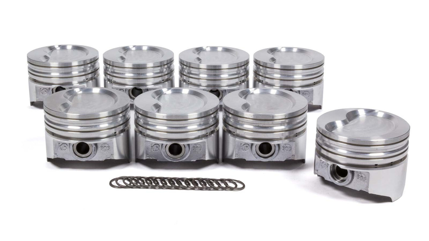 KB PERFORMANCE PISTONS  SBF 351W D-Cup 2V Piston Set 4.030 Bore -19.5cc  KBPKB303.030