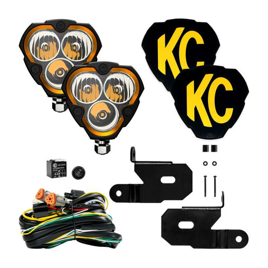 KC HILITES  Flex Era 3 Dual Mode SAE Fog Light Kit Pair  KCH97149