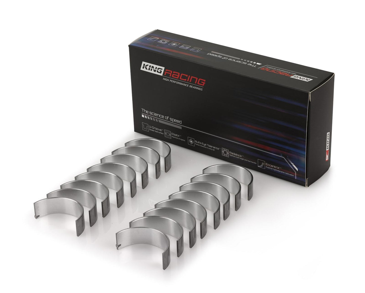 King Bearings Rod Bearing Set - BBC MPN KEBCR808XPNCSTDX For Chevy