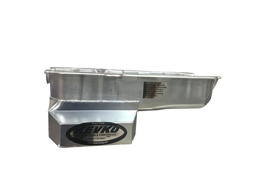 Kevko Oil Pans & Components SBC Oil Pan Claimer 6qt RH Dipstick 80-85 MPN KEV1086RH For Chevy