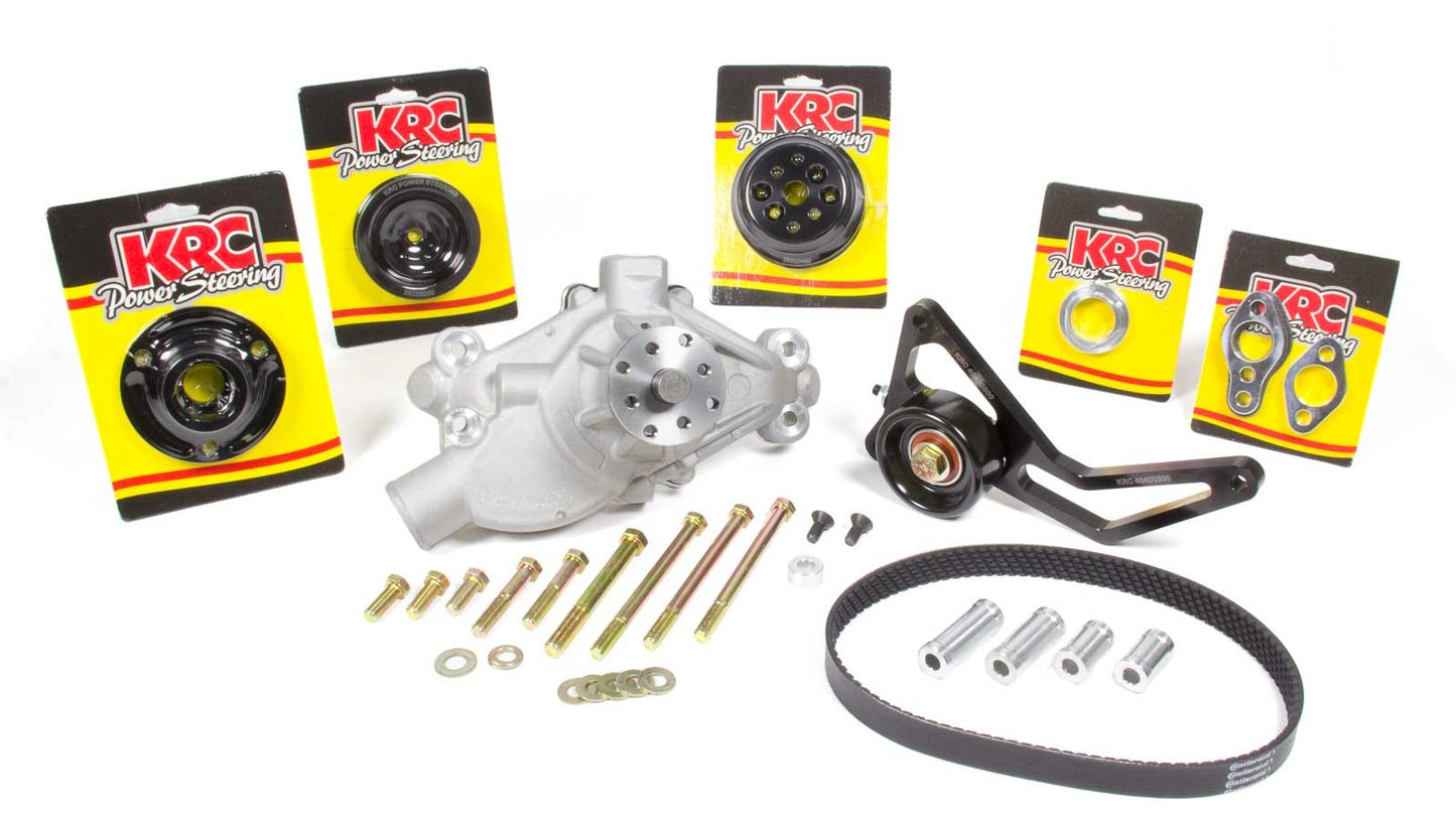 Krc Power Steering Front Drive Kit w/ Idler SBC Crate MPN KRCKIT16322600 For Chevy