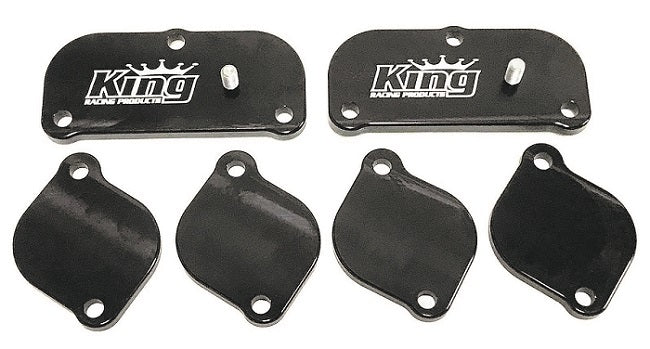 King Racing Products Exhaust Cover Kit Billet Spread Port MPN KRP2100 For Chevy