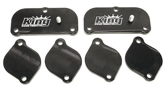 King Racing Products Exhaust Cover Kit Billet Spread Port MPN KRP2100 For Chevy