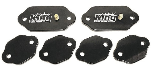 King Racing Products Exhaust Cover Kit Billet Standard Port MPN KRP2105 For Chevy