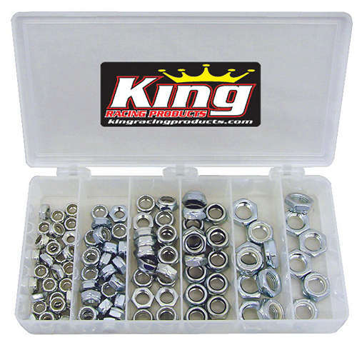 King Racing Products 1/2in Steel Nut Kit 105pc MPN KRP2700