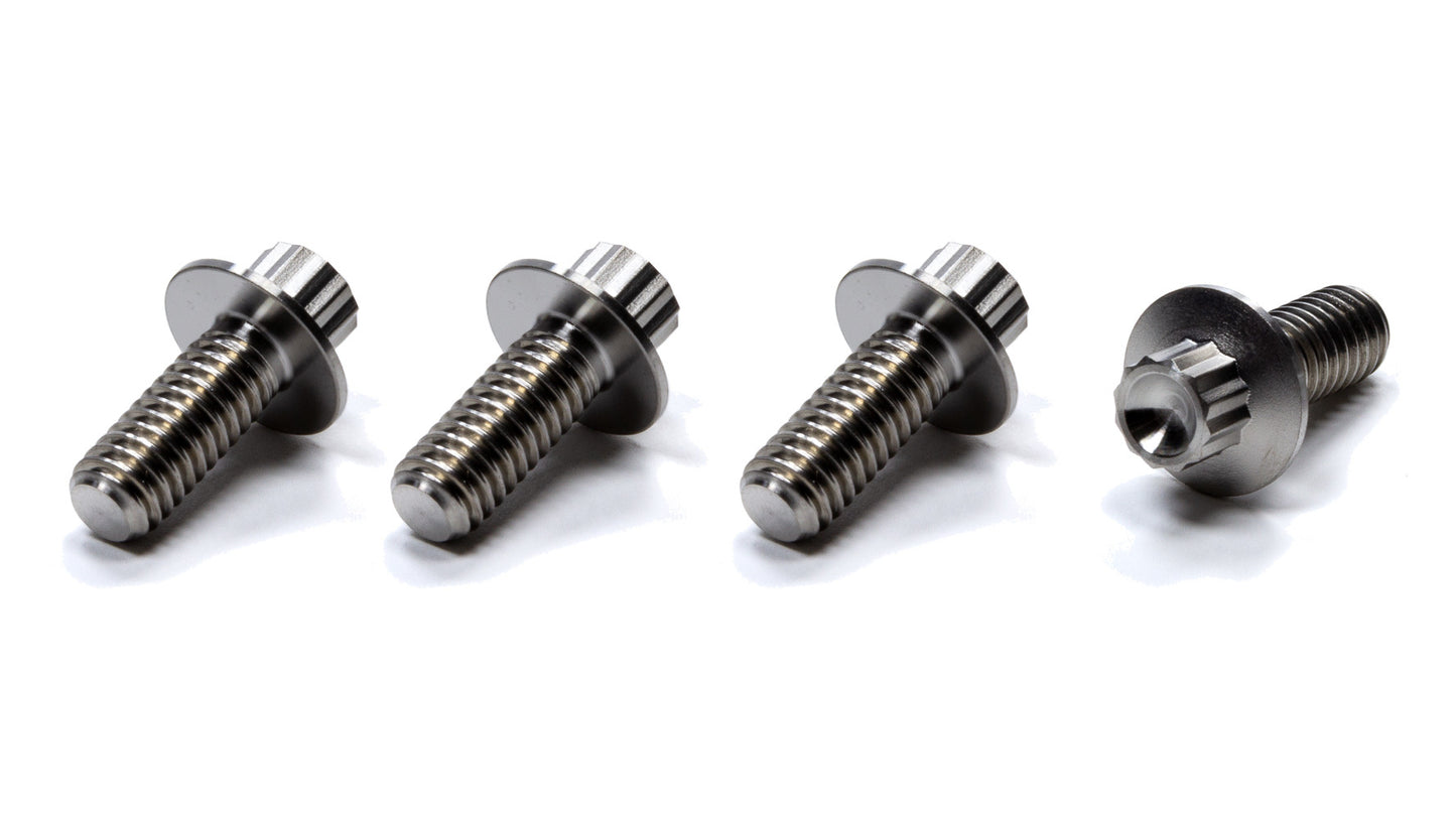 King Racing Products Fuel Tank Bolts Titanium 4pcs 12 Point Heads MPN KRP4096