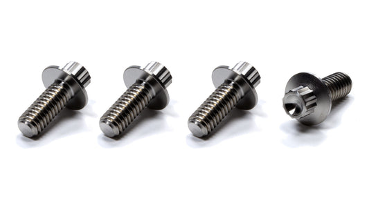 King Racing Products Fuel Tank Bolts Titanium 4pcs 12 Point Heads MPN KRP4096