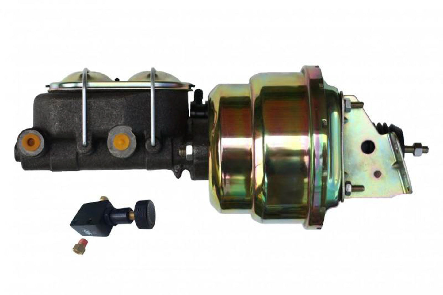 Leed Brakes 7in Dual Zinc Booster AF X 1-1/8in Bore Master MPN LEE1K105 For GM A-Body 1964-71