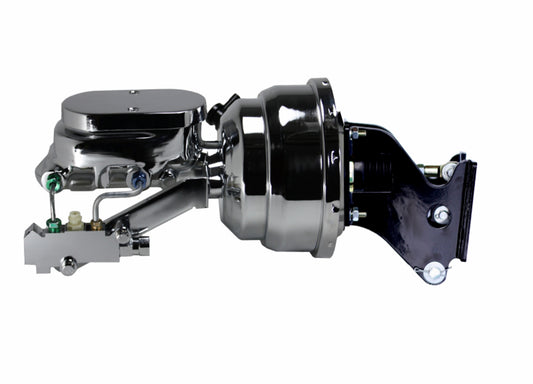 Leed Brakes 8in Dual Power Booster 1-1/8in Bore Flat Top MPN LEE796B4 For GM 1967-72