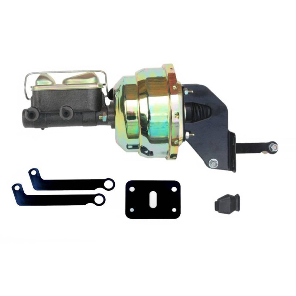 Leed Brakes 8in Brake Booster Zinc 1in Bore Master Cylinder MPN LEEA84 For GM, Mopar A-Body