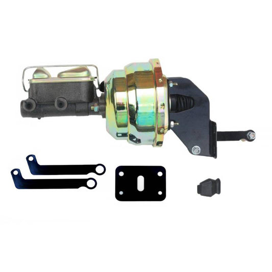 Leed Brakes 8in Brake Booster Zinc 1in Bore Master Cylinder MPN LEEA84 For GM, Mopar A-Body