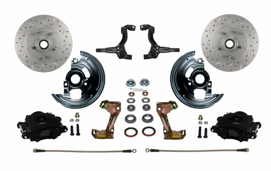 LEED BRAKES  A  F & X-body Spindle Mo unt Kit Cross Drilled an  LEEBFC1002SMX