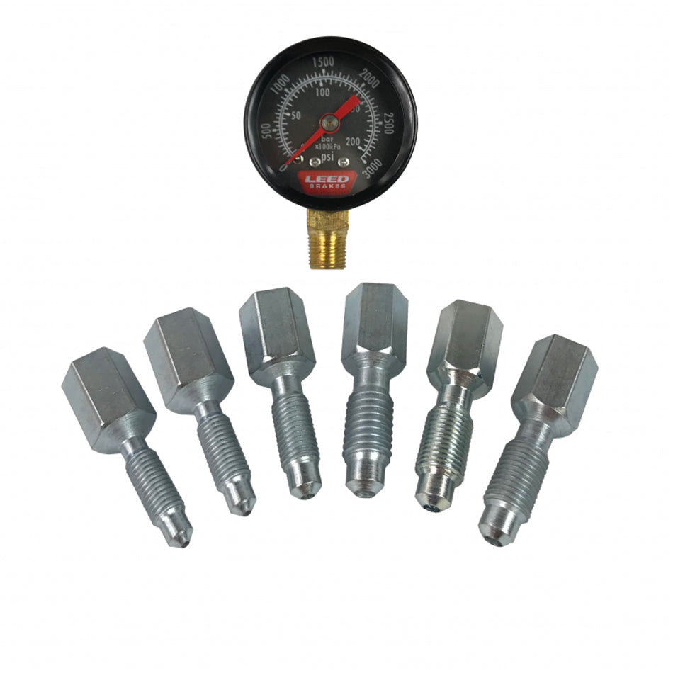 LEED BRAKES  Brake Pressure Gauge Kit    LEEBPG001