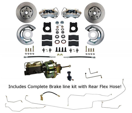 LEED BRAKES  64-66 Mustang Power Conv ersion Brake Kit   LEEFC0001-H405ALK