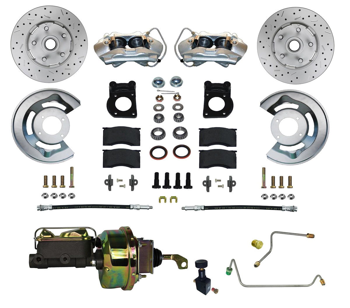 Leed Brakes Mustang Disc Brake Conversion Kit MPN LEEFC0001-H405M For Ford Mustang 1964-66
