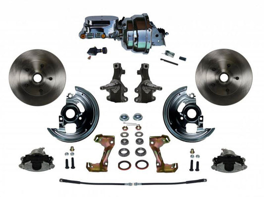 LEED BRAKES  A/F & X-Body Power Brake Conversion Kit 2in Drop   LEEFC1003-N605