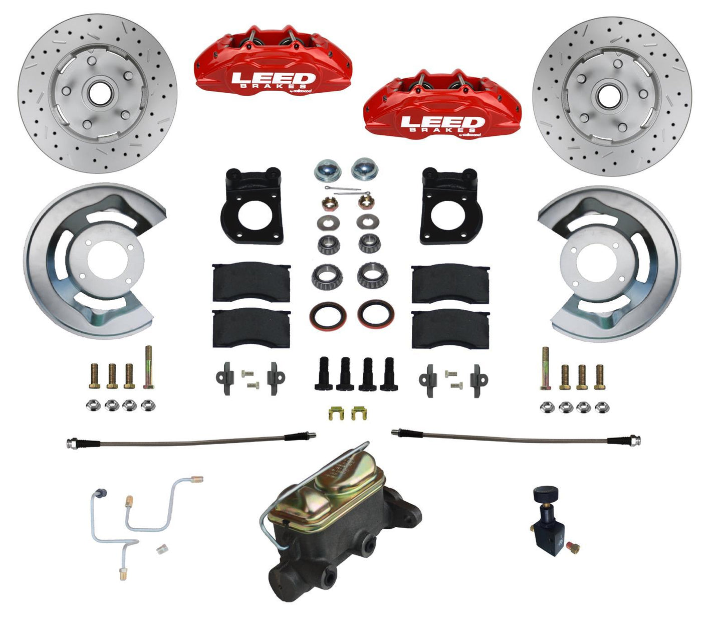 LEED BRAKES  65-66 Mustang Brake Conversion Kit  LEERFC0005-405X