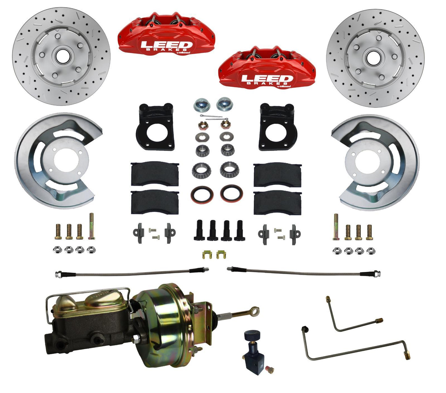 LEED BRAKES  65-66 Mustang Brake Conversion Kit  LEERFC0005-H405AX