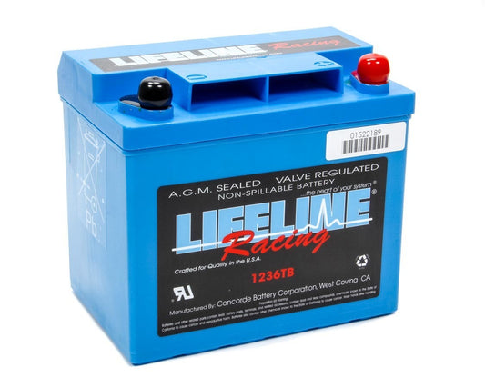 LIFELINE BATTERY  Power Cell Battery 7.71 x 5.18 x 6.89   LFBLL-1236TB