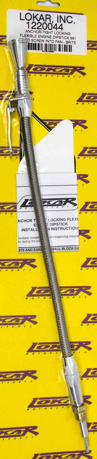 Lokar Anchor Tight Locking Oil Dipstick Ford 351W MPN LOK1220044 For Ford