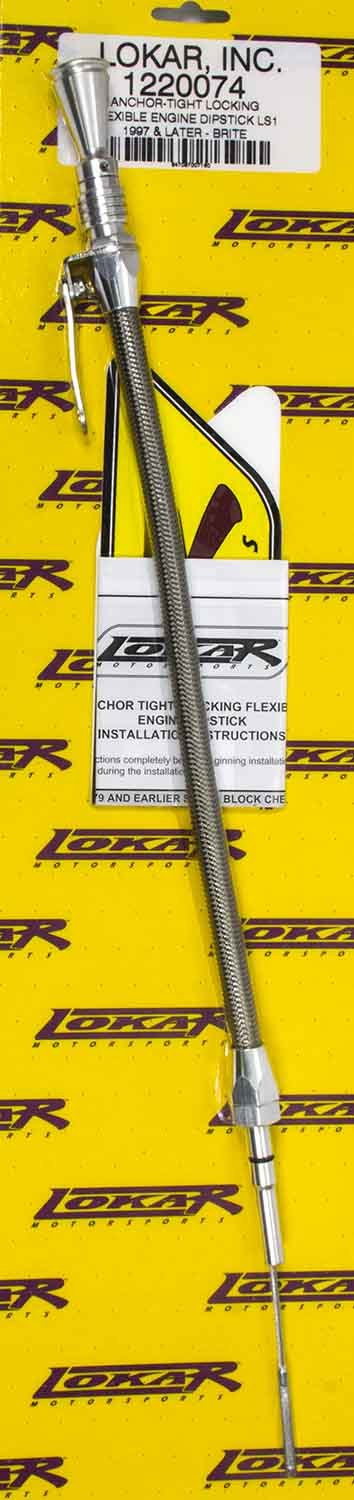 Lokar Anchor Tight Locking Oil Dipstick GM LS1 MPN LOK1220074 For GM LS-Series