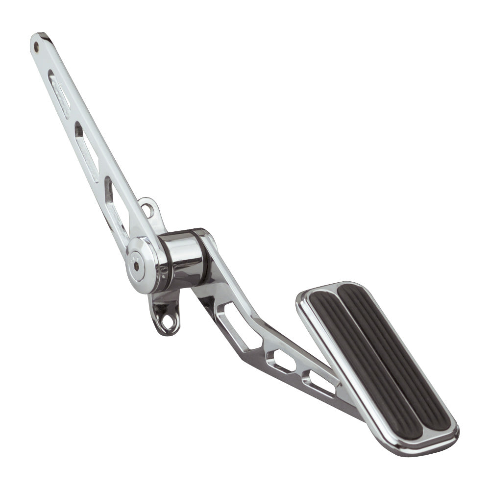 Lokar Chrome Gas Pedal W/Rubbe MPN LOKSG-6007 For Universal use