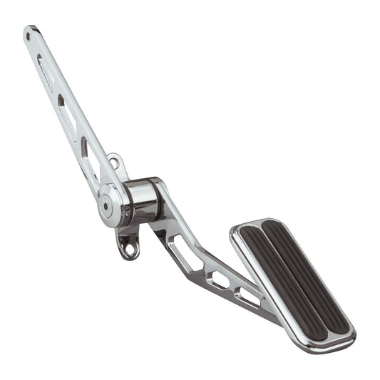 Lokar Chrome Gas Pedal W/Rubbe MPN LOKSG-6007 For Universal use