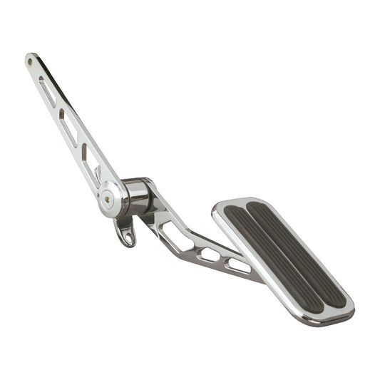 LOKAR  XL Chrome Steel Throttle Pedal - Spr. Loaded   LOKSG-6016