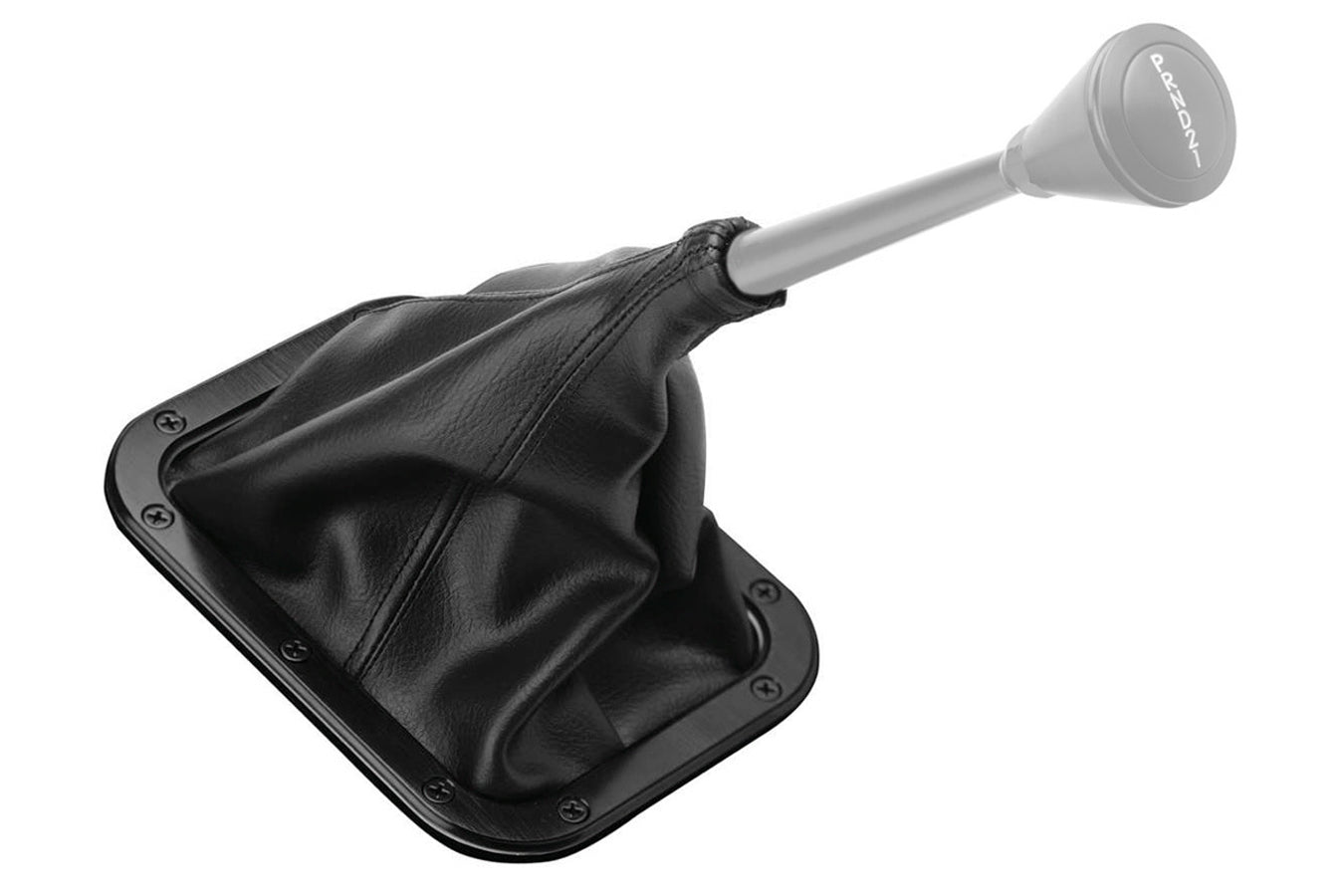 LOKAR  Blk Billet Rectangular Floor Mount Shifter Boot   LOKX70-BFMB