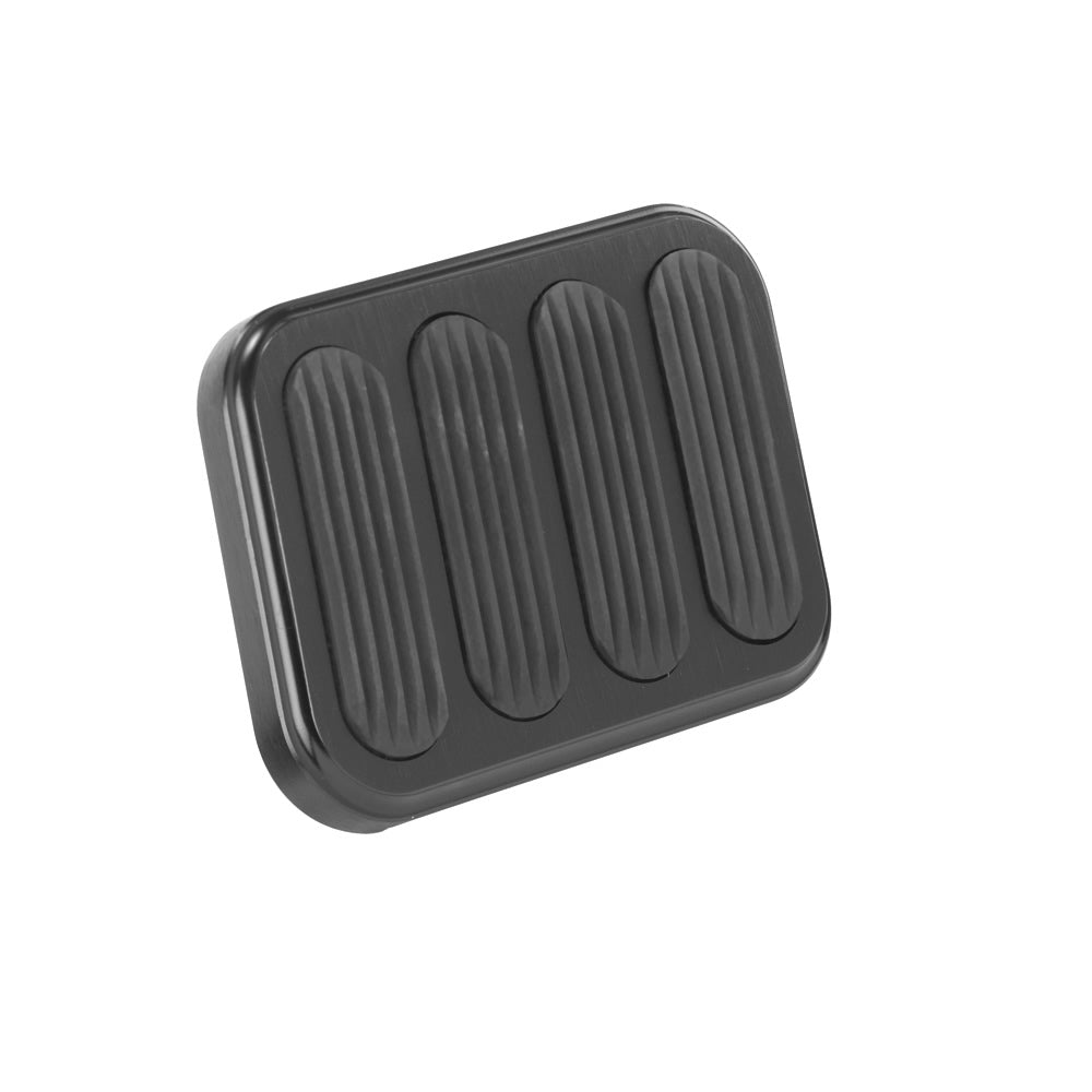 Lokar Blk XL Billet Aluminum Brake Pad w/Rubber MPN LOKXBFG-6013 For Universal use