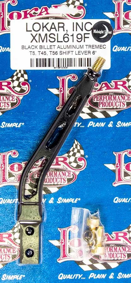 LOKAR  Shift Lever TKO 500-600 Aluminum 6in Black  LOKXMSL619F