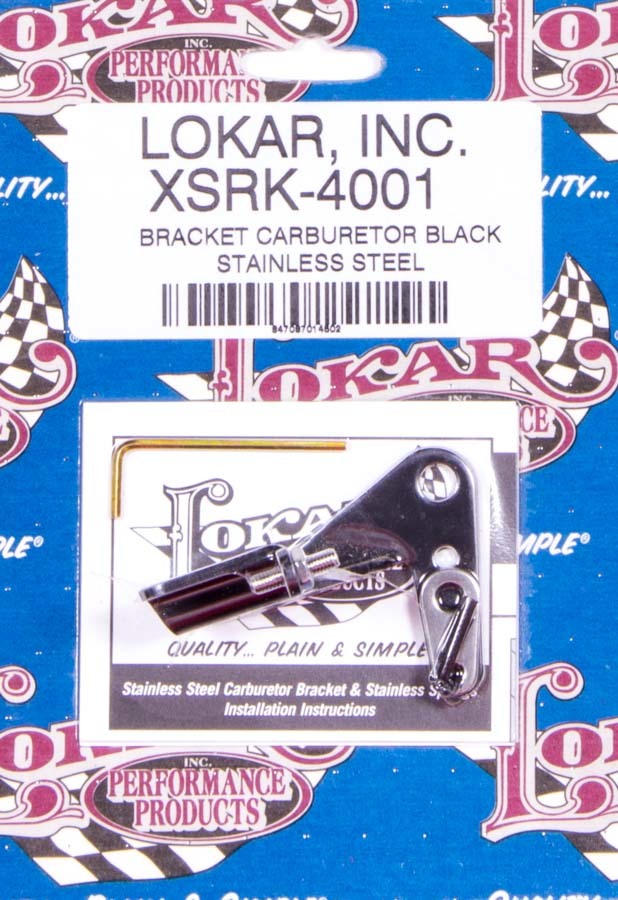 LOKAR  Black SS Carb Bracket    LOKXSRK-4001